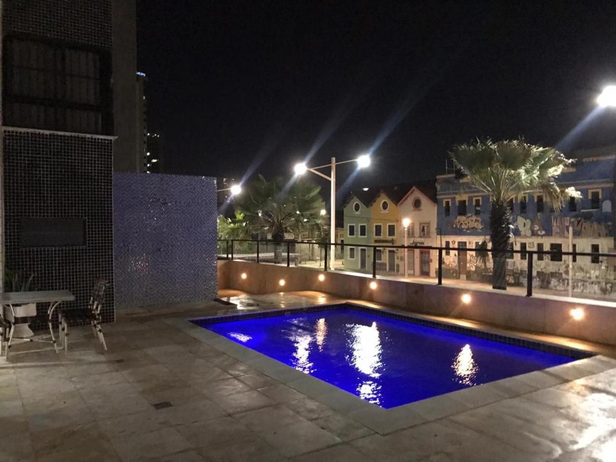 804 Lindo Flat mobiliado com vista lateral mar na Praia de Iracema Fortaleza (Ceara) Exterior foto